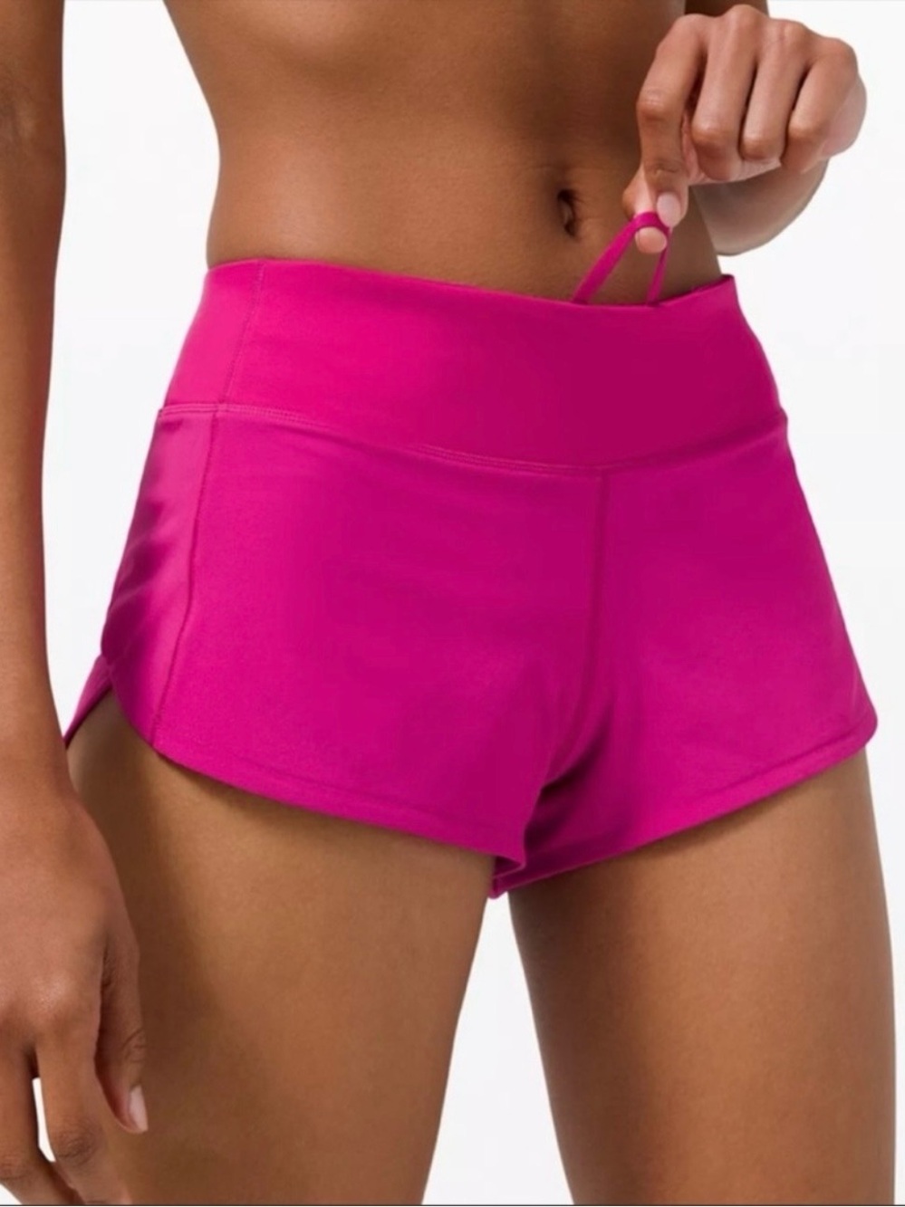 Lululemon Women's Speed Up Running Shorts *2.5" Ripened Raspberry Size 8 - Picture 2 of 13